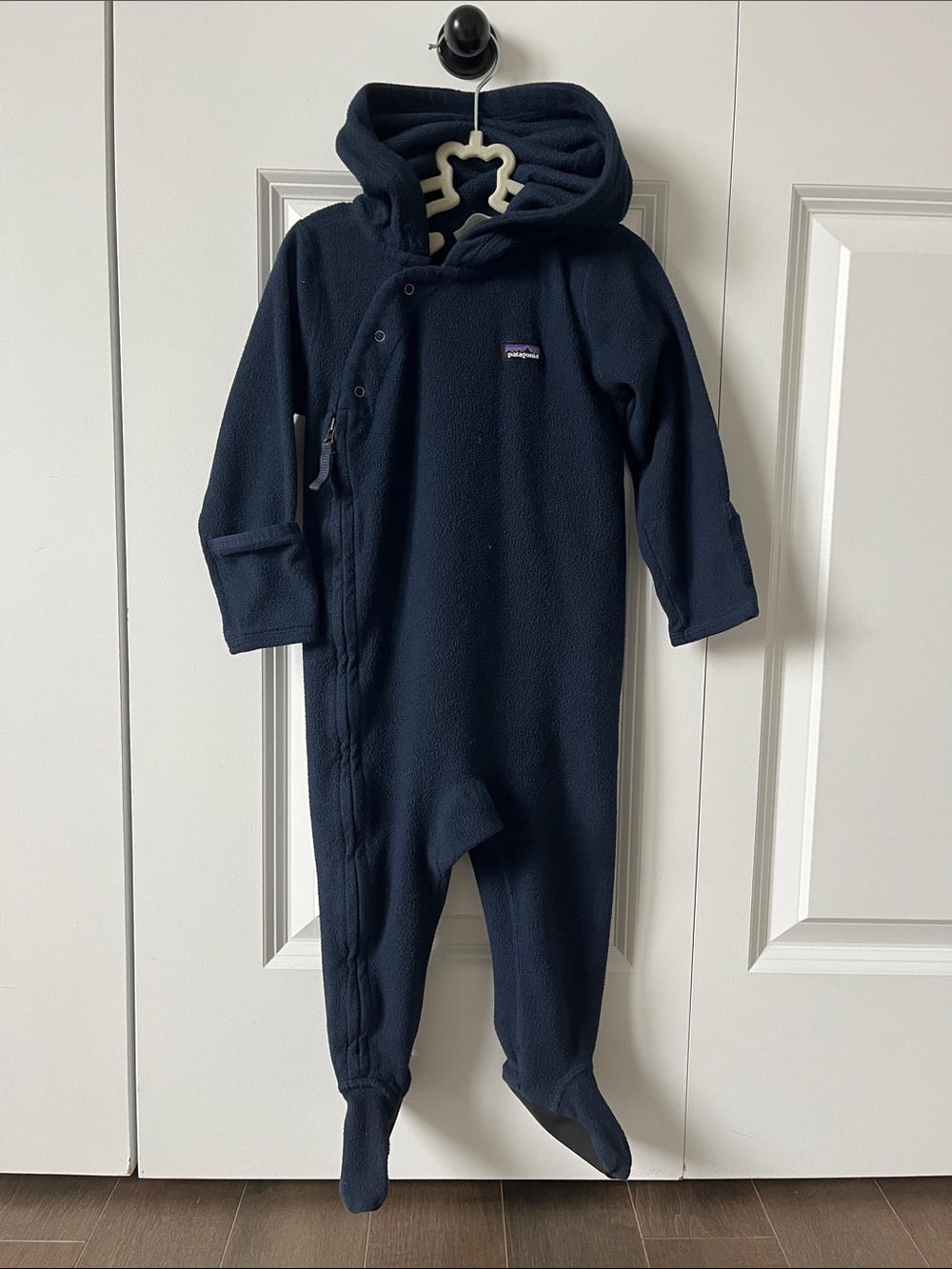 Patagonia one-piece fleece onesie 12-18 months